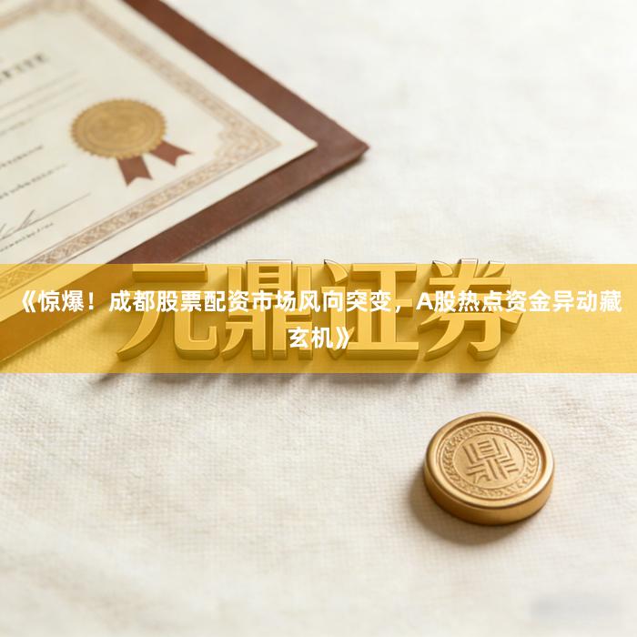 《惊爆！成都股票配资市场风向突变，A股热点资金异动藏玄机》