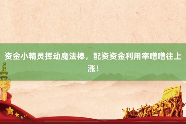 资金小精灵挥动魔法棒，配资资金利用率噌噌往上涨！