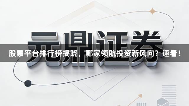 股票平台排行榜揭晓，哪家领航投资新风向？速看！